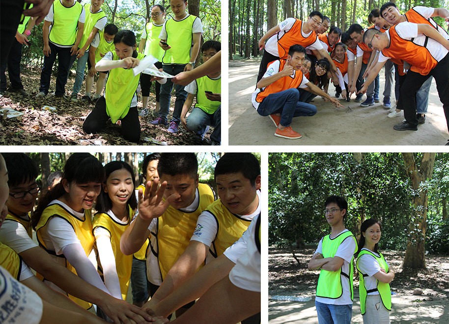 龍勝管拓展訓練燃爆夏日，我們“激情不減，活力無限”